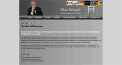 Desktop Screenshot of maxkrieger.de