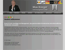 Tablet Screenshot of maxkrieger.com